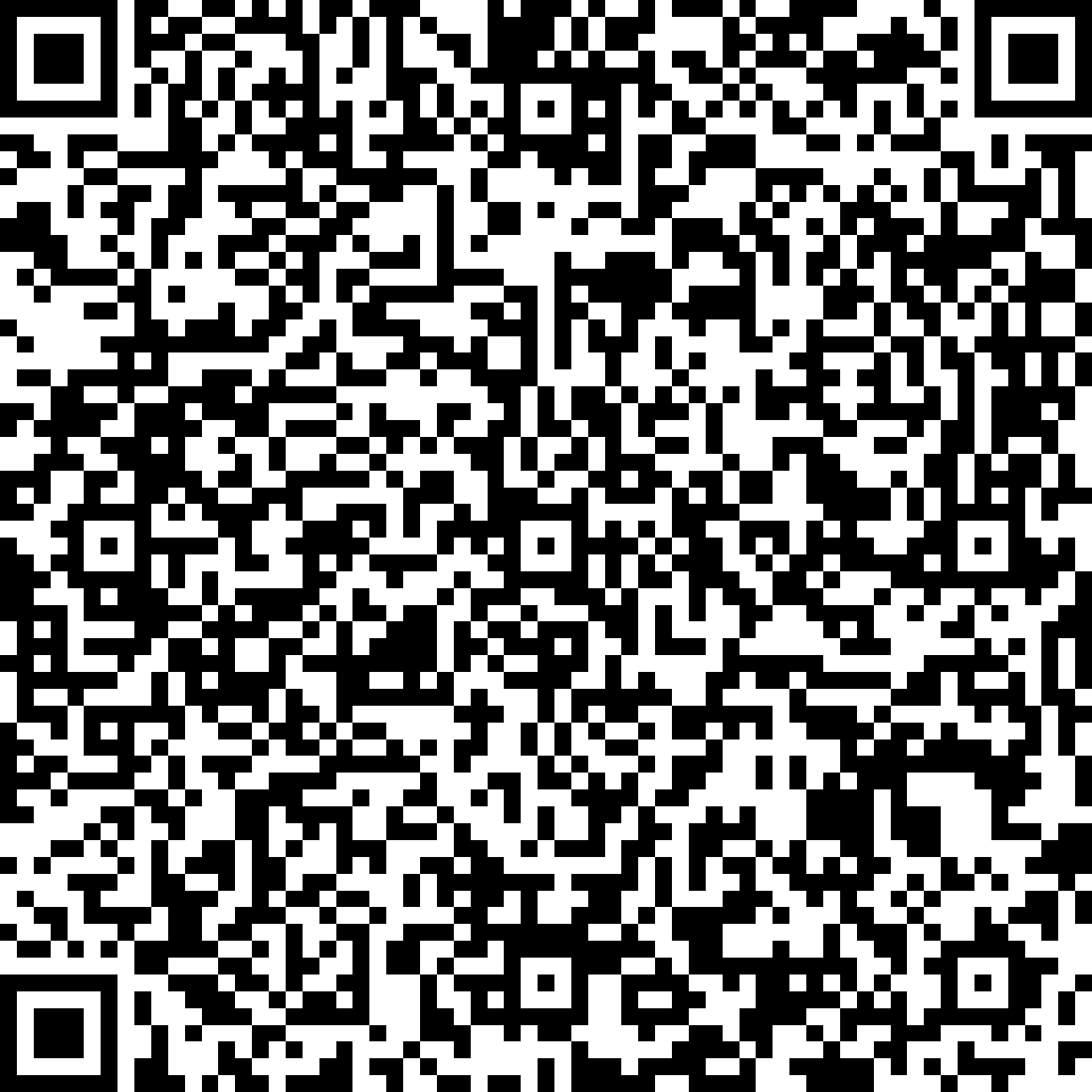 qrcode with embended vCard with exclusivebeauty contact details