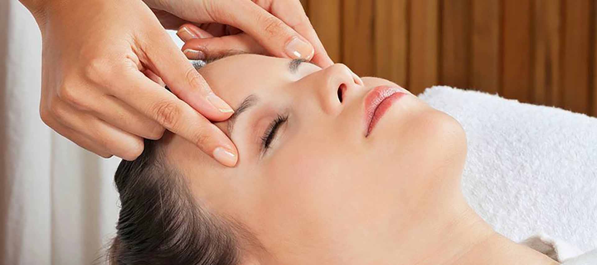 Face Beauty treatment with massage